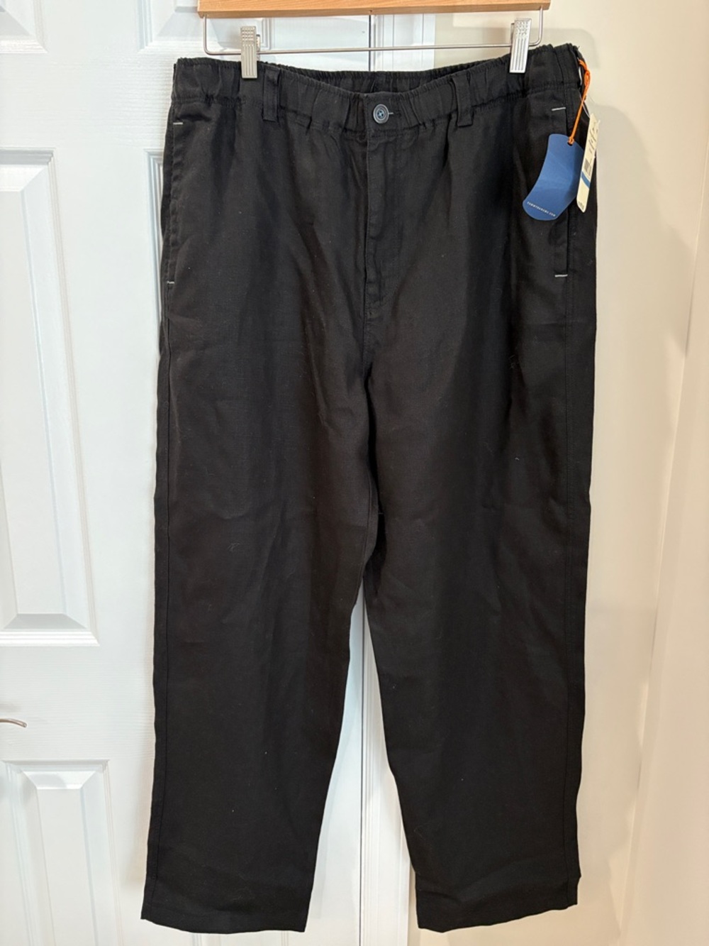 Men's Tommy Bahama Black Linen Casual Pants